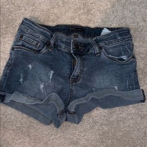 denim shorts